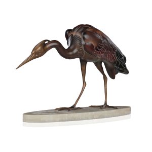 Heron Painted - Jansen Statue