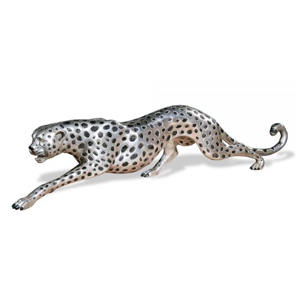 Cheetah - Jansen Statue Silver