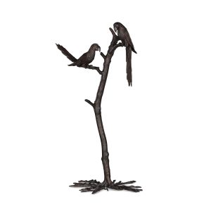 Parrots on Branch - Jansen Statue