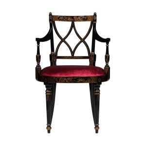 Chinoiserie Regency Style Arm Chair